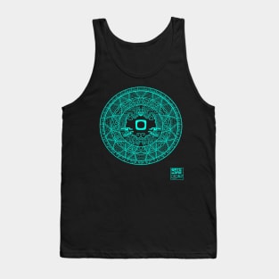 6AT0 Aztec Wheel (Turquoise) Tank Top